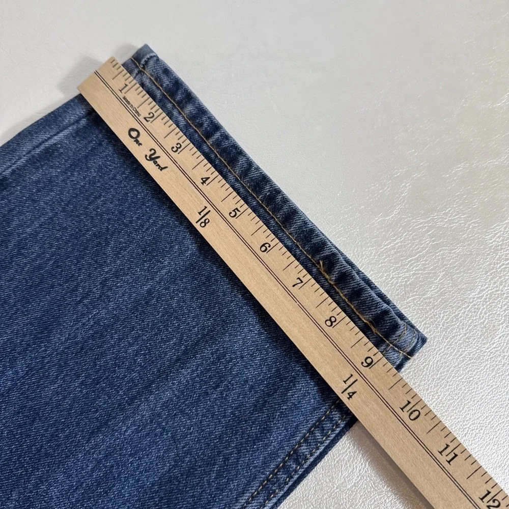 Levis 550 Men's 44x30 Relaxed Fit Dark Wash Cotton 5 Pocket Jeans